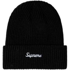 Supreme Loose Gauge Beanie (Black)